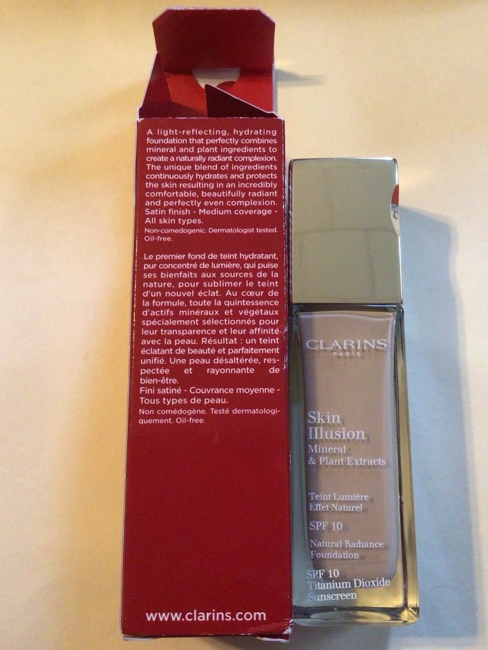Clarins nwt skin